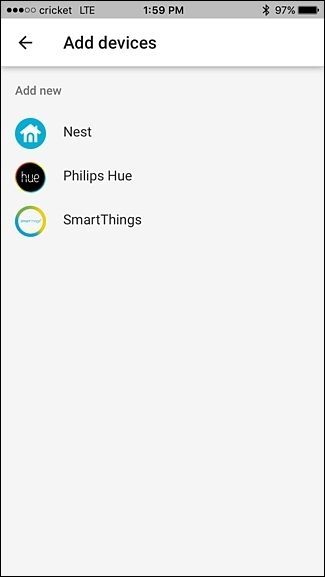 Google home store integration with smartthings